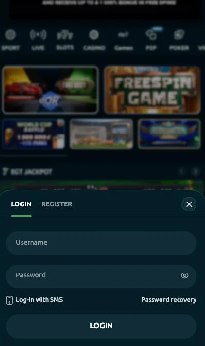 Crocobet Login-Formular zur Anmeldung im Konto
