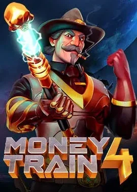 Zug-Raub-Slot mit Bonusspiel und Multiplikatoren.